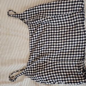 Gingham tank top